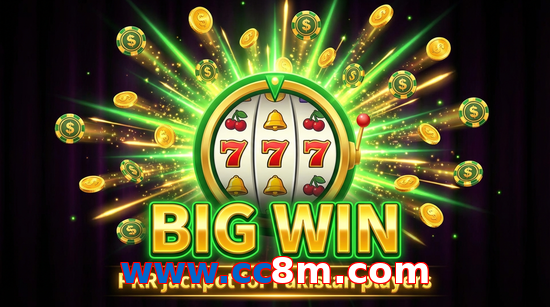 Big win animation on Www.cc8m.com slot game